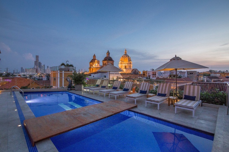 Piscina  Sophia Hotel Cartagena de Indias